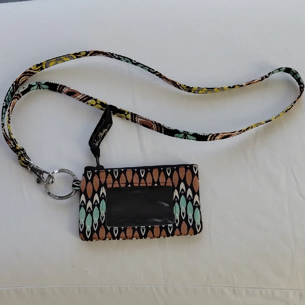Vera Bradley Multicolor Patterned ID Holder - Picture 1 of 4